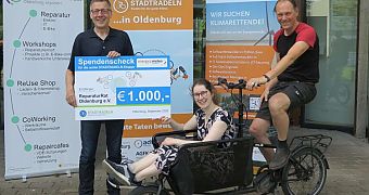 Stadtradeln-Checkübergabe